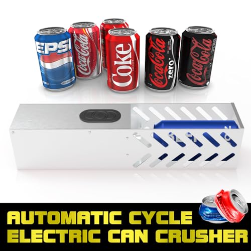 Electric Can Crusher for Recycling 12oz~16oz Cans, Automatic Can Crushers, Can Smasher for Recycling Wall Mounted, Can Crusher for Recycling for Aluminum Seltzer, Soda, Cola, Beer Cans - Thumbnail 2