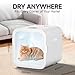 zhnyxsk 68L Automatic Pet Dryer Box for Cats & Small Dogs – Ultra Quiet, Smart Temp Control, 360° Dual Airflow, Fast & Safe Drying,Care Window， Negative Ion Care for Home Grooming