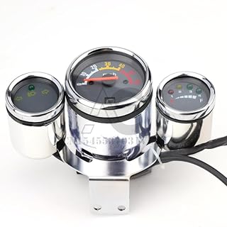 Motorcycle Odometer Motorcycle Instrument Digital Tachometer Speedometer Odometer Meter Motorbike Voltmeter Fuel Gauge Kit Fits For Universal