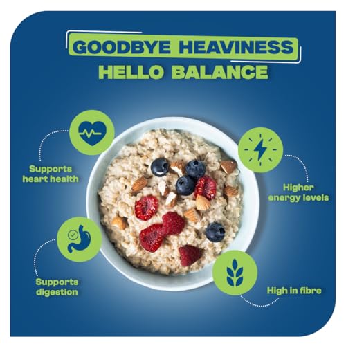 Image of ProToGrow Ready to Eat Oats with Bhim Banana & Real Cranberries - 300g Jar (Pack of 2) | High Dietary Fibre & Protein Rich | No Refined Sugar | Gluten Free | Healthy Breakfast for all Ages