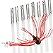 VEVOR 8M Spazzola Canna Fumaria, Kit Spazzacamino, Nylon Spazzola Pulizia Camino, Canna Fumaria Spazzola
