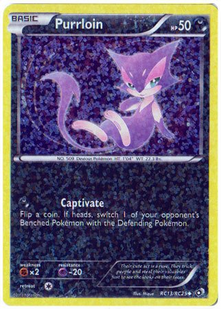 Pokemon - Purrloin (RC13/RC25) - Legendary Treasures