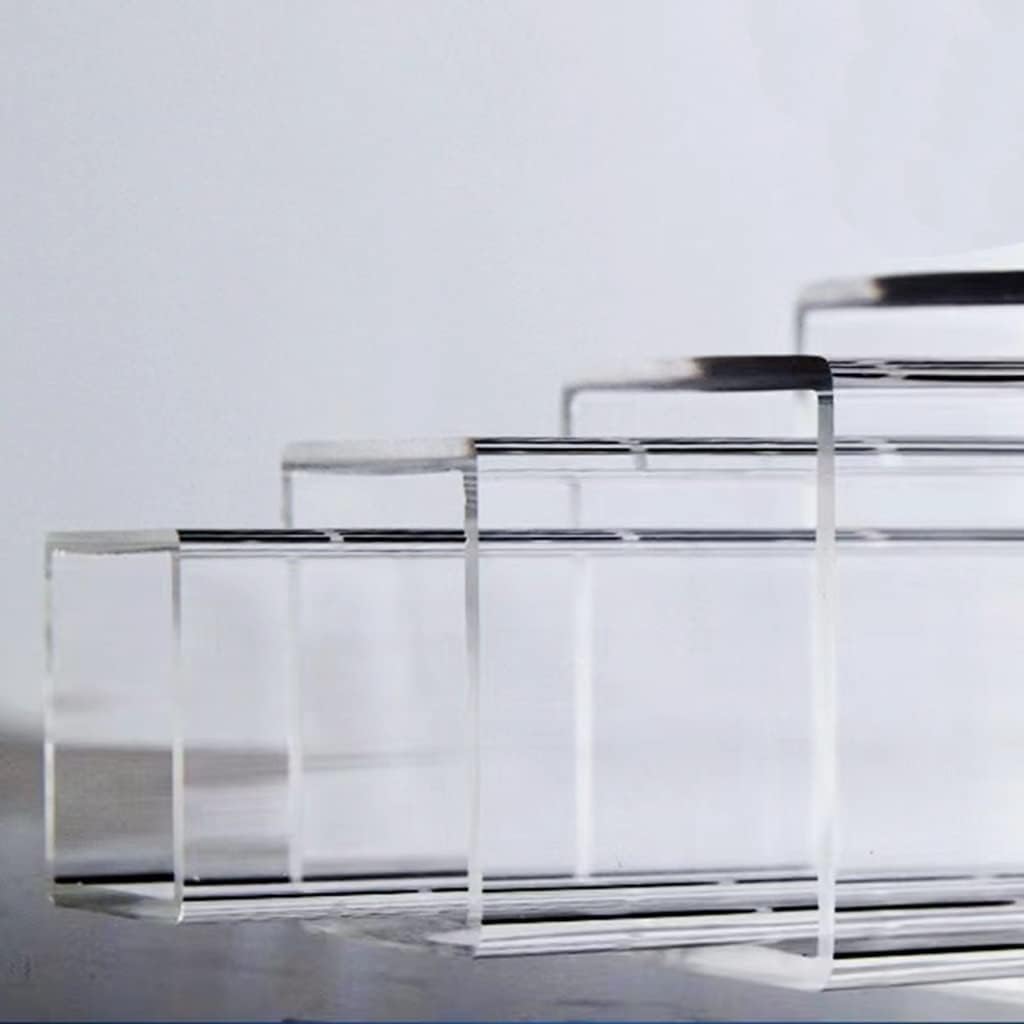 Clear Acrylic Tube 1pcs Acrylic Square Tube, for Garden Supplies 10~100mm Side Pipe Hollow Duct Transparent PMMA Tubing(200x200x4mm 240mm)
