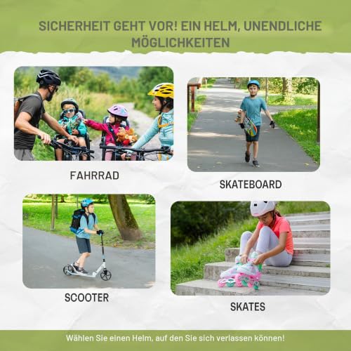 meteor® Kinderfahrradhelm Sicherer Fahrradhelm Kinder-Helm rollerhelm Jungen kinderfahrradhelm für Mountainbike Inliner skaterhelm BMX… – Ansicht 5