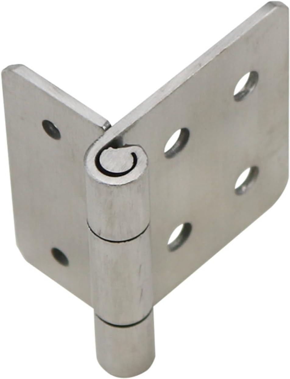 304 Stainless Steel Asymmetric Hinge Industrial Cabinet Door Equipment Folding 1Pcs(65.5x46x2mm)