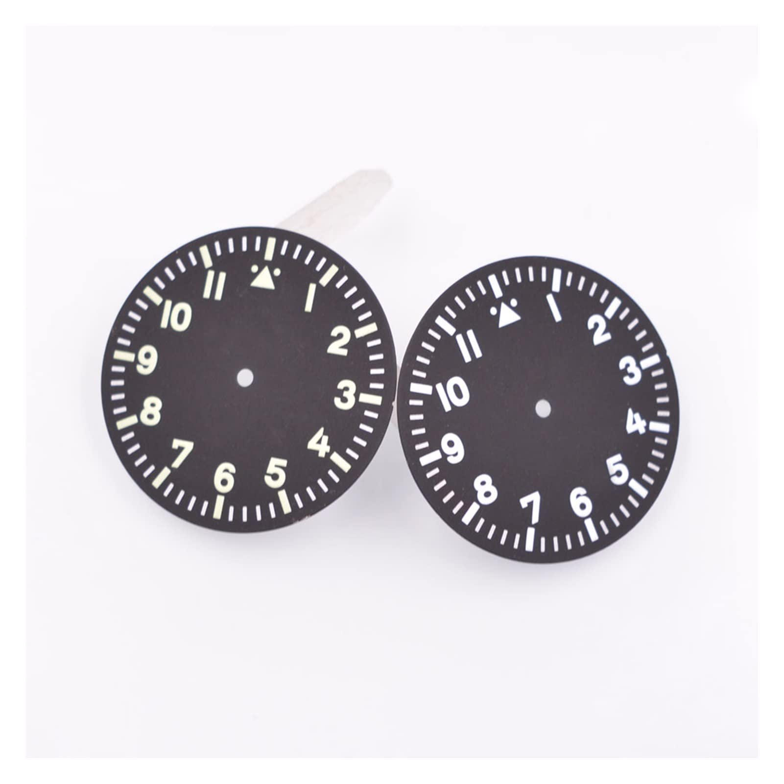Esfera de 35,5 mm, Compatible con los Movimientos 8205, 8215 y 821A, Compatible con el Movimiento DG2813, Esfera luminiscente Negra.