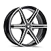 Mazzi Wheels 371-8837B Stilts 371 Black/Machined 18X8 6-135/6-139.7 20mm 106mm