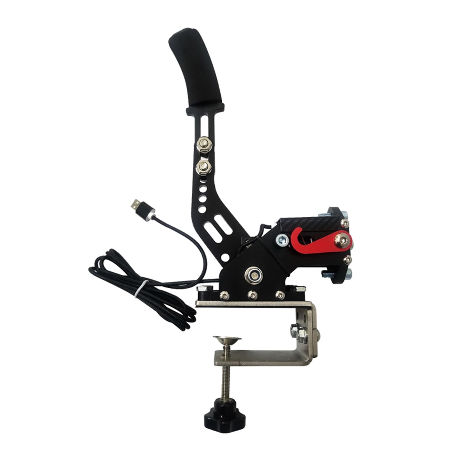 freno de mano, For juego de carreras G25 G27 G29 T500 T300 AG3506 USB Handbrake PC Windows (Color : Black)