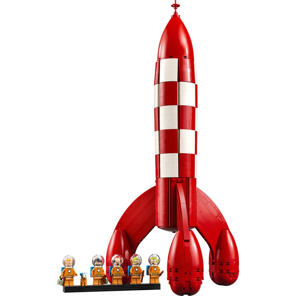 LEGO Ideas Tintin® i rakieta na Księżyc 21367 | Model rakiety, zestaw dla dorosłych, prezent dla fana Tintina, 1283 elementy