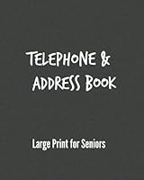 Telephone & Address Book: Large Print for Seniors 1503274659 Book Cover
