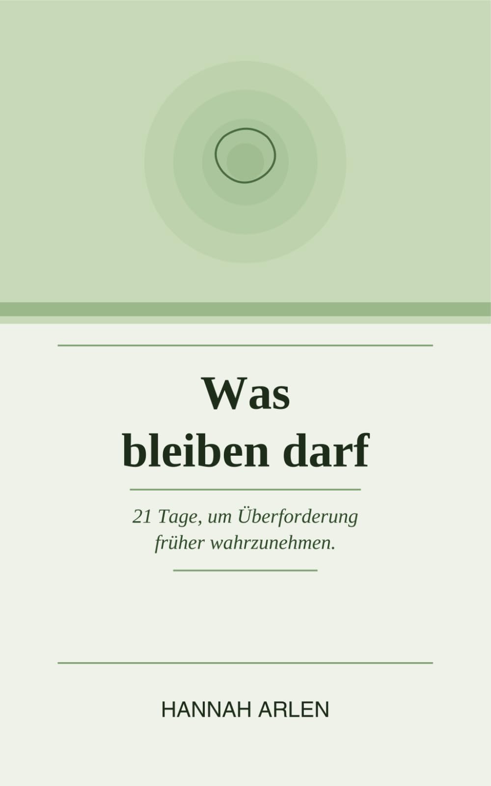 Was bleiben darf: 21 Tage, um Überforderung früher wahrzunehmen. (Überforderung verstehen)