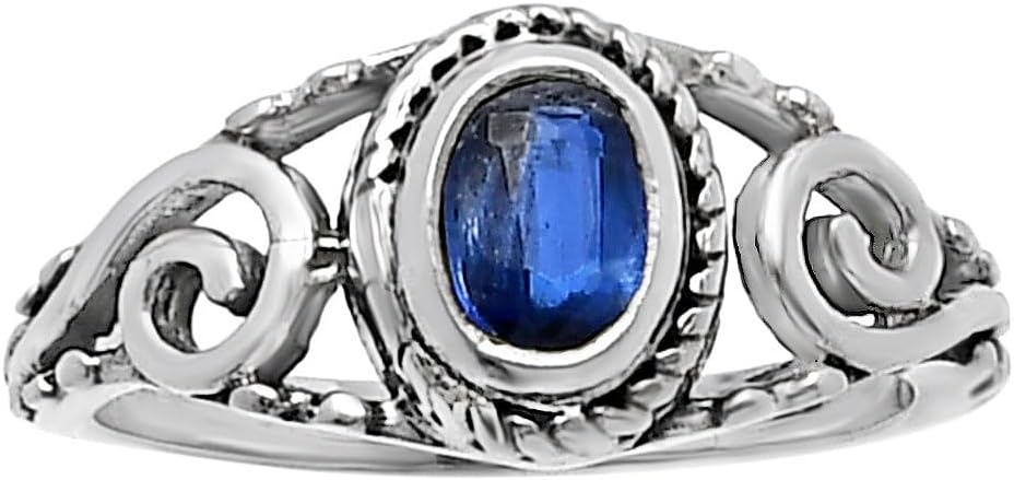 Natural Multi Stones 925 Silver Ring Size 5-8 Jewelry DGR1132 R-1043