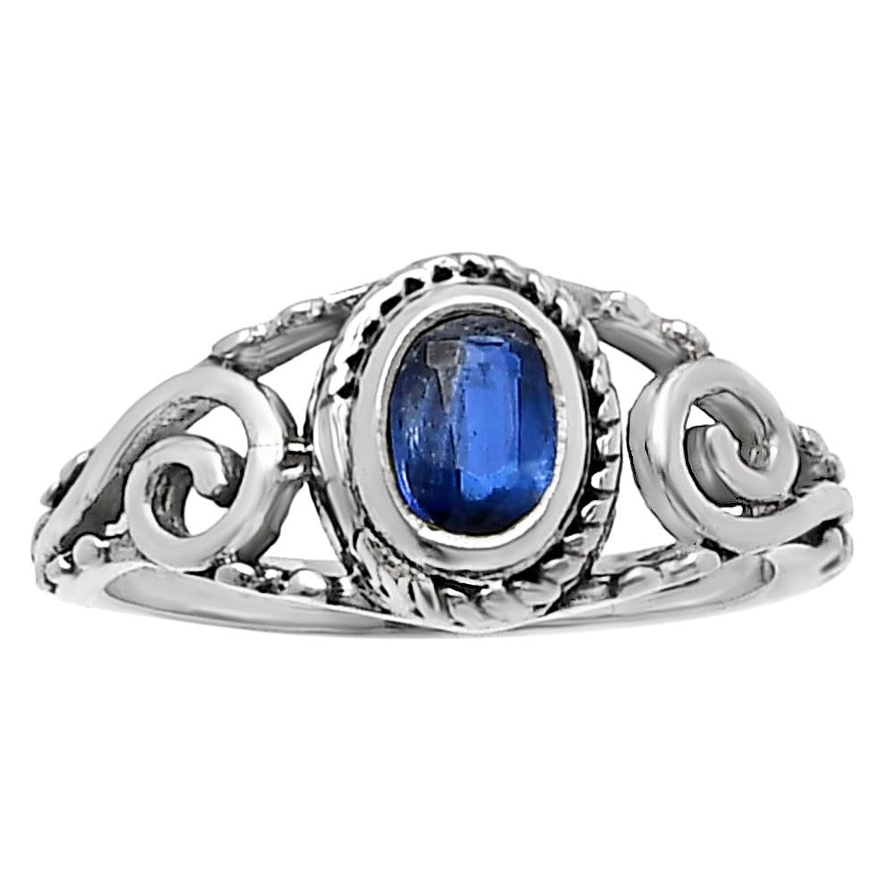 Natural Multi Stones 925 Silver Ring Size 5-8 Jewelry DGR1132 R-1043 - Image 2