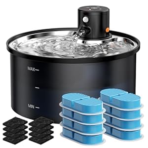 Wireless Cat Water Fountain Cordles...