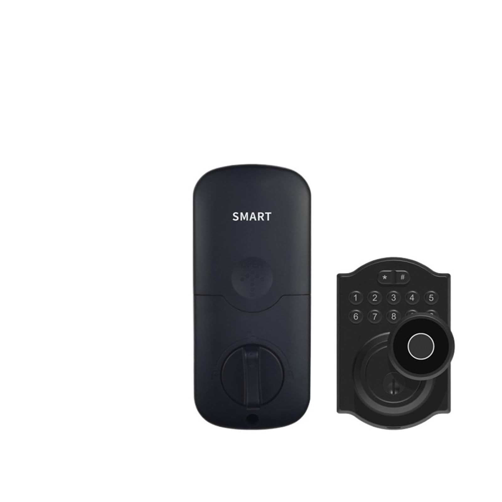Inteligentny zamek do drzwi, Home Deadbolt Inteligentny zamek Zamek drzwi w stylu amerykańskim z hasłem linii papilarnych do pokoju wewnętrznego