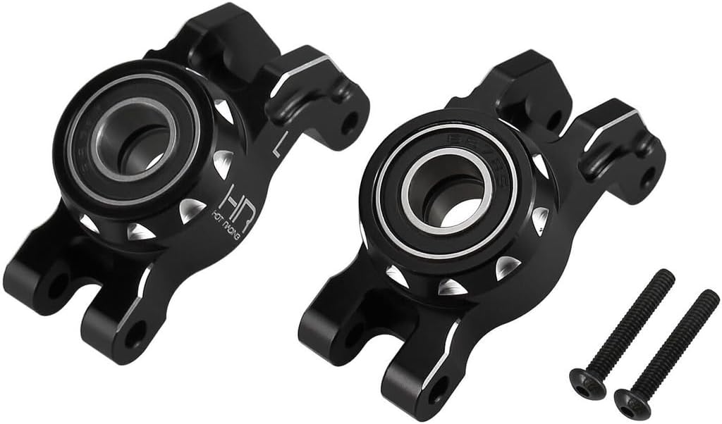 Hot Racing AMN22M01 Rear Aluminum Hub Carrier Set CNC Upgrade for Arrma 1:16 Mini Kraton 3s BLX 4X4 Includes Heavy Duty Bearings