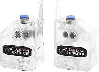 3D Printer Extruder, Dual Extruder 3D-Drucker Linkshänder + Rechtshänder Extruder mit zwei Antrieben Verbesserter Extruder