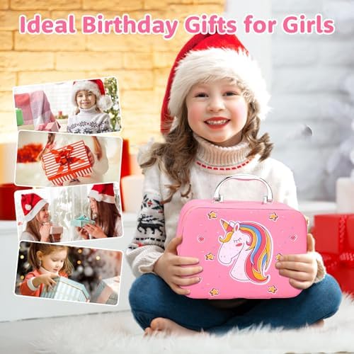 Kids Makeup Kit Girls Toys,Washable Makeup Kit Real Cosmetic,Princess Little Girls Makeup Set Kids Toys for 3 4 5 6 7+ Year Old Girls Christmas Birthday Gifts — view 6