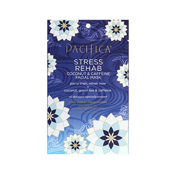 Pacifica Stress Rehab & Caffeine Facial Mask, White Coconut