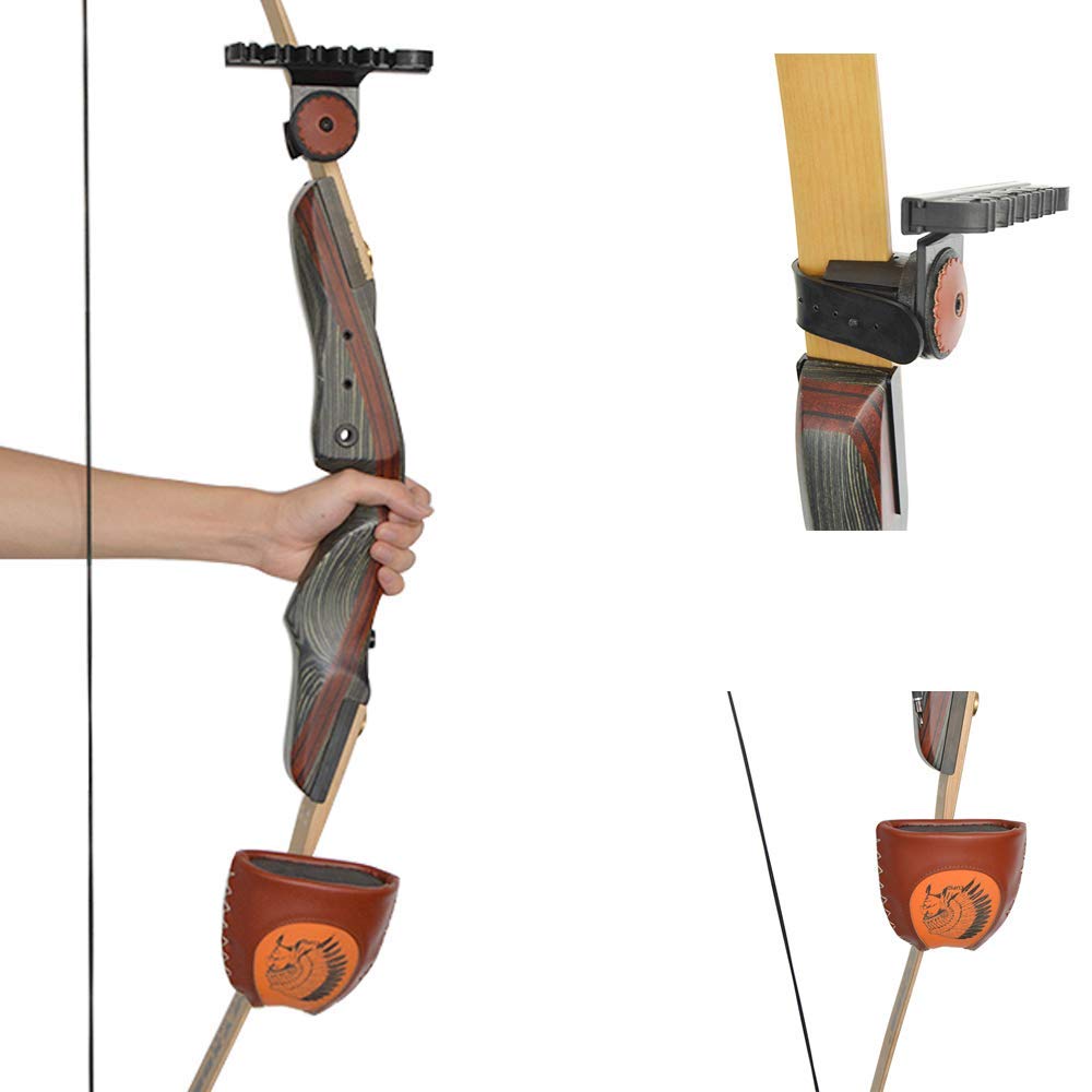 Janod - Set Tir à l'arc en Bois - Un Arc et 3 Flèches, Un Carquois et 4