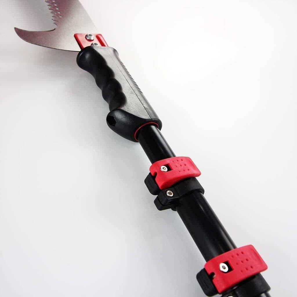 Telescopic Pole Saw，Extendable Telescoping Landscaping Pole Saw 12FT/3.6M Used for Pruning and Trimming Branches and Leaves High-altitude Fruit Tree Branch Saw Gardening Tool