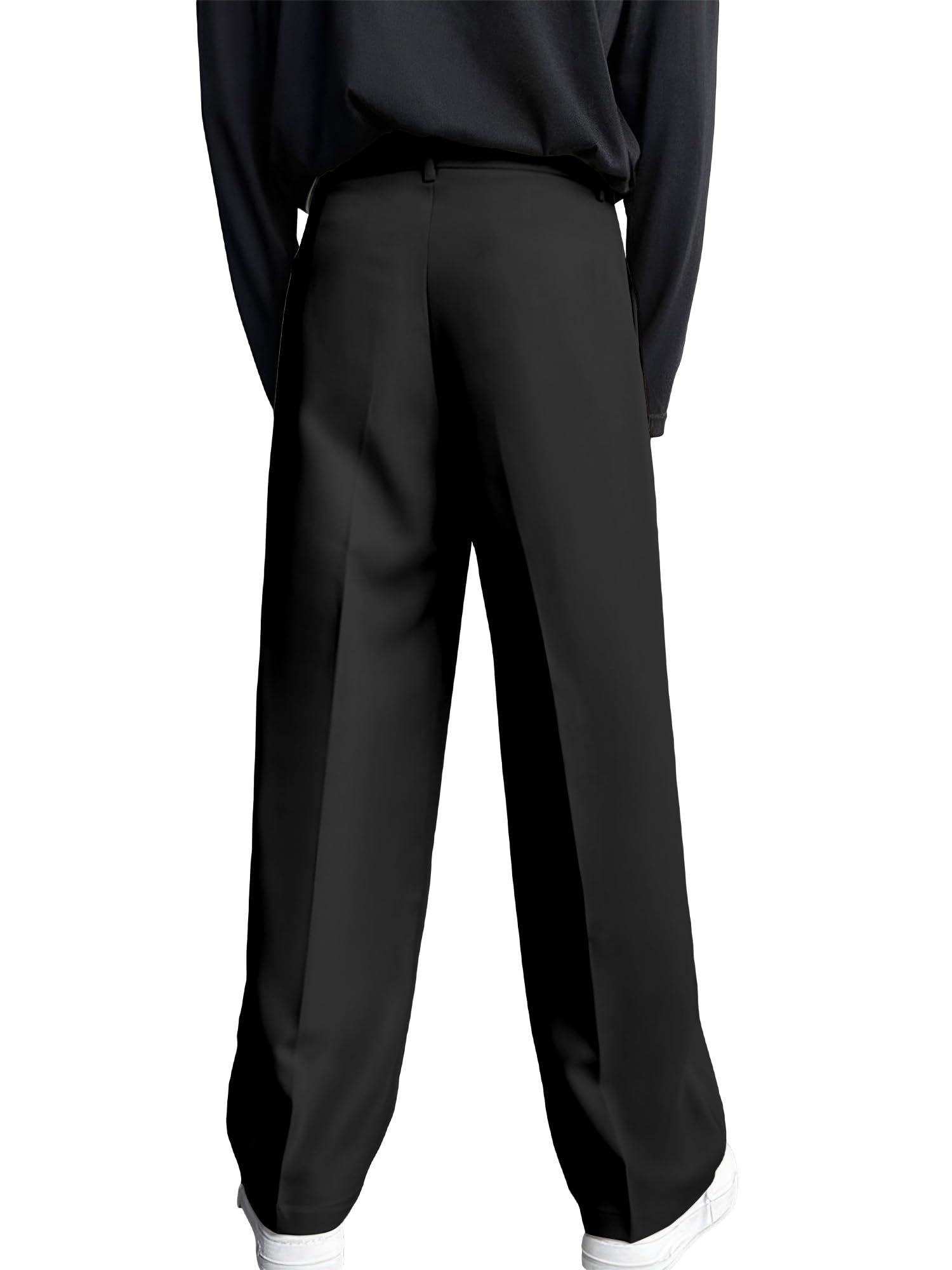 FTX Men Loose Fit Black Formal Trouser (582_1)_32 - Image 2 thumbnail