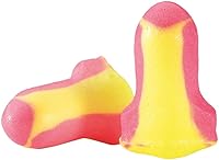 Howard Leight Laser Lite High Visibility Foam Earplugs NRR 32, 50 Pairs Yellow - Comfortable Hearing Protection for Work