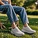 NORTIV 8 Women's Slip on Walking Shoes Hands Free Non-Slip Lightweight Gym Workout Casual Comfort Breathable Running Tennis SwiftSleek Fashion Sneakers,Size 9,White,NWUMWA2401