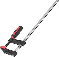 MTX Grampo Para Carpinteiro Tipo Sargento 300 × 50 × 370 Mm – Corpo Em Aço Carbono, Cabo Emborrachado, Mordentes Antimarca, Aperto Ajustável