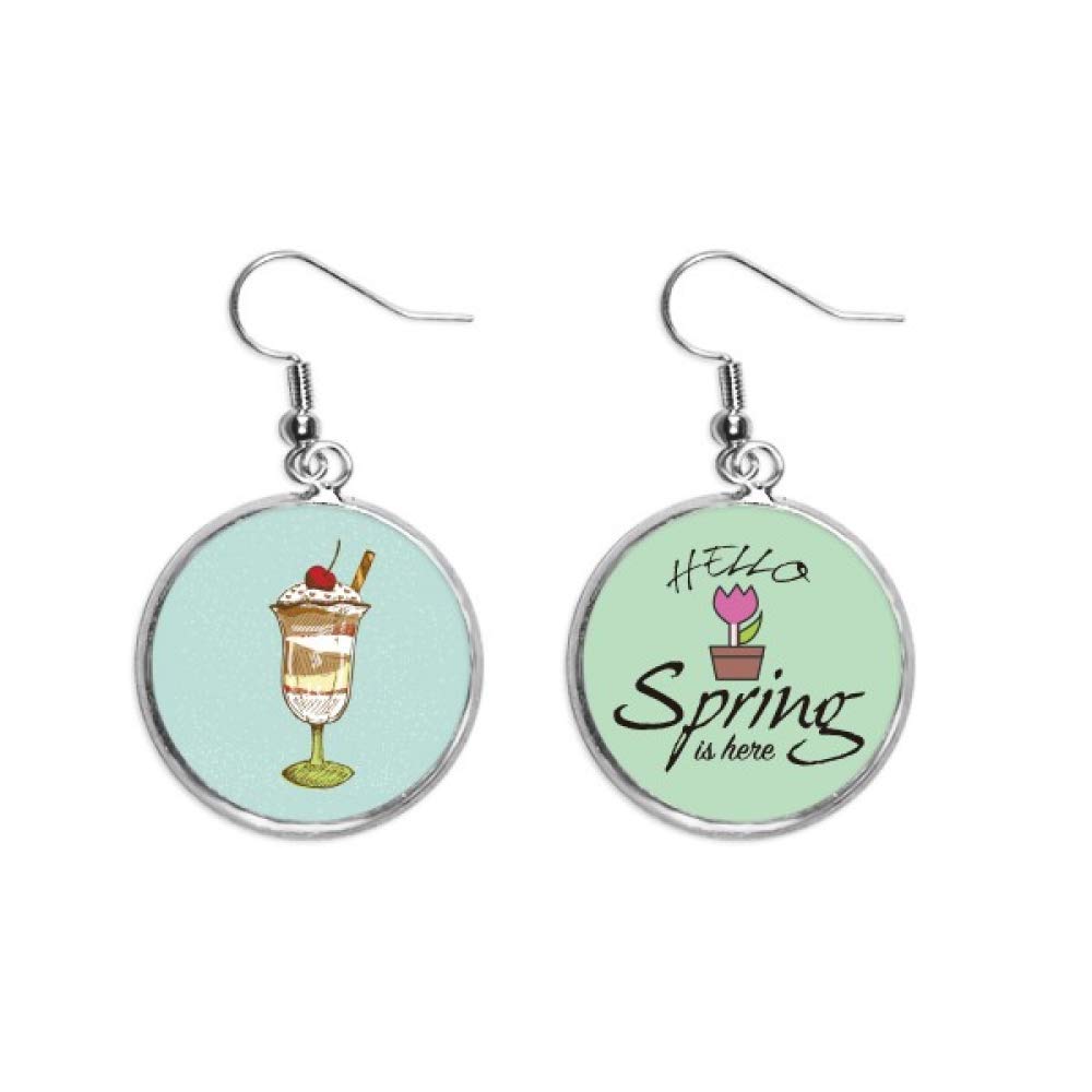 Pendientes de chocolate y cereza Cann joyeria de diseno exclusivo 5