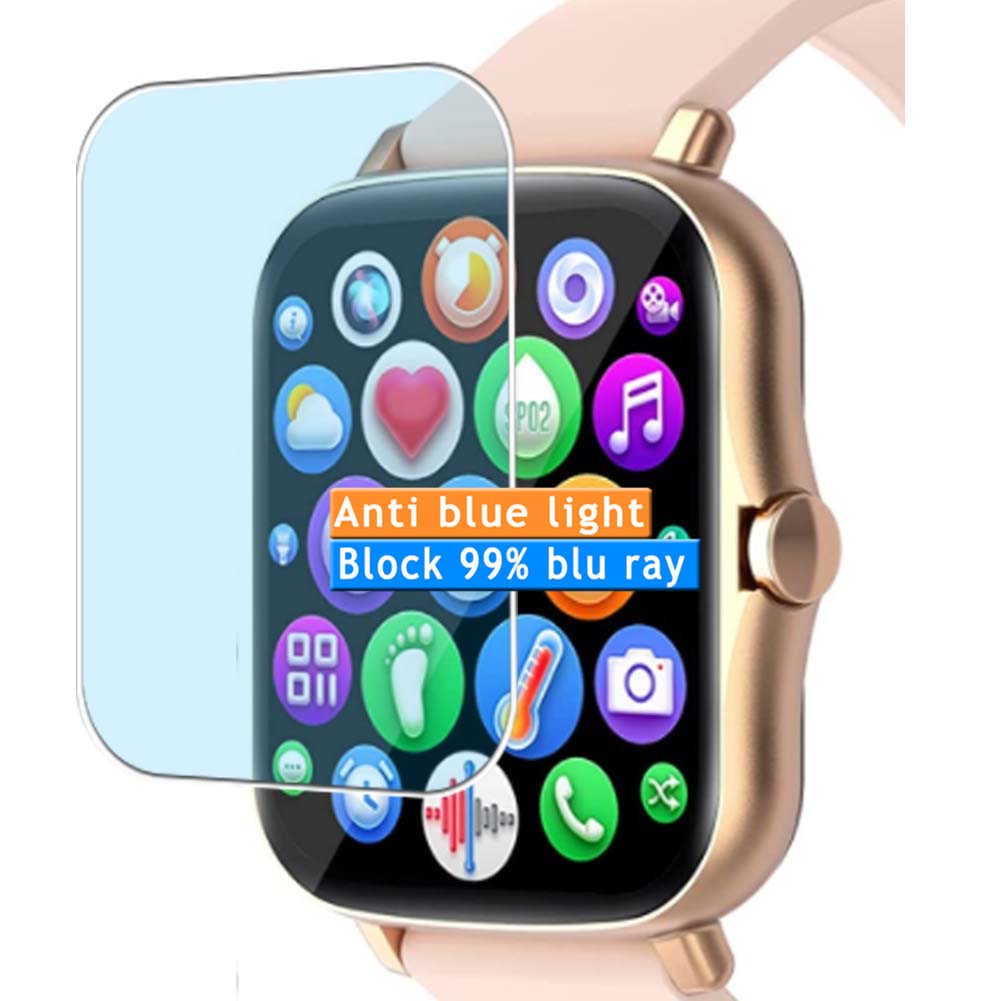 Vaxson3-Pack Anti Blue Light Screen Protector, compatible with Geelyda Y20 PRO Smartwatch Smart Watch, TPU Guard Film Protectors Sticker [NOT Tempered Glass]