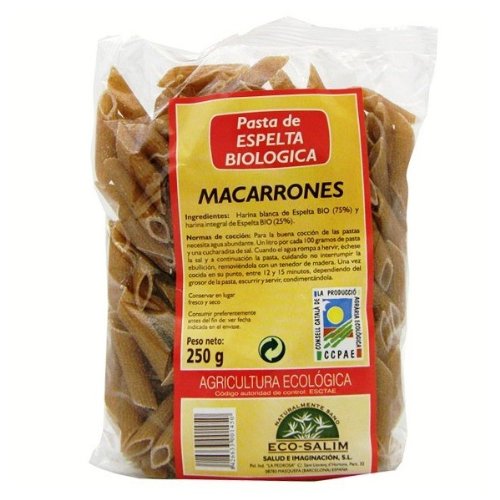 Eco-Salim Macarrones Trigo Espelta 250 G