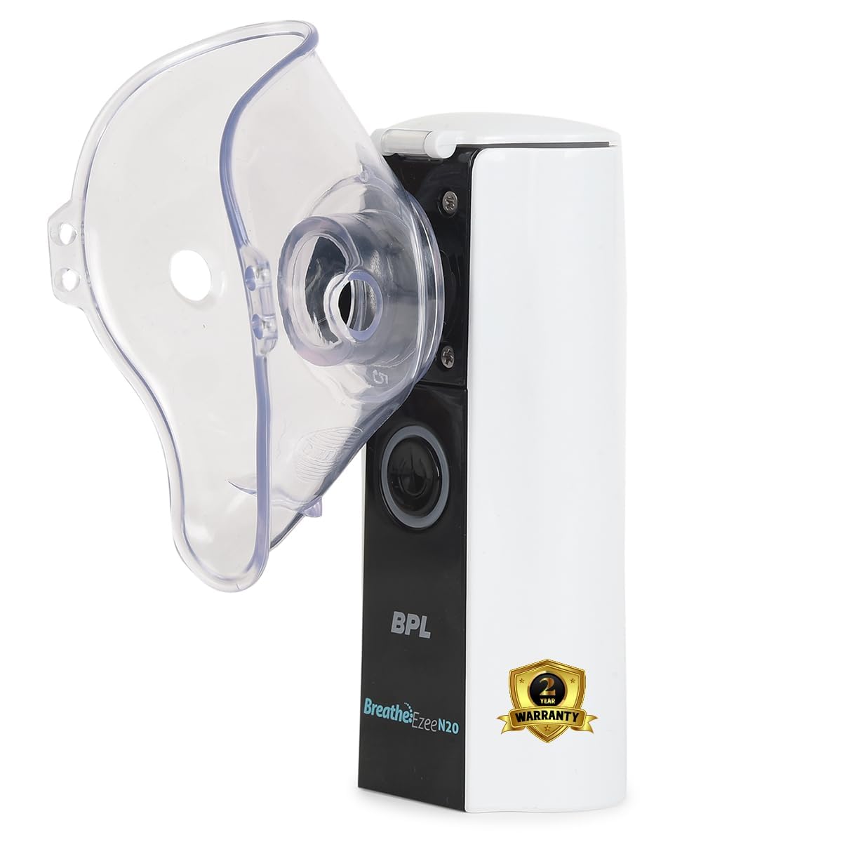 Medical Technologies Breath Ezee N20 Handheld Mesh Nebulizer Machine - Cool Mist Inhaler, No Noise, Personal Inhalers For Breathing Problems Lightweight, Travel Friendly For Adults & Kids - White