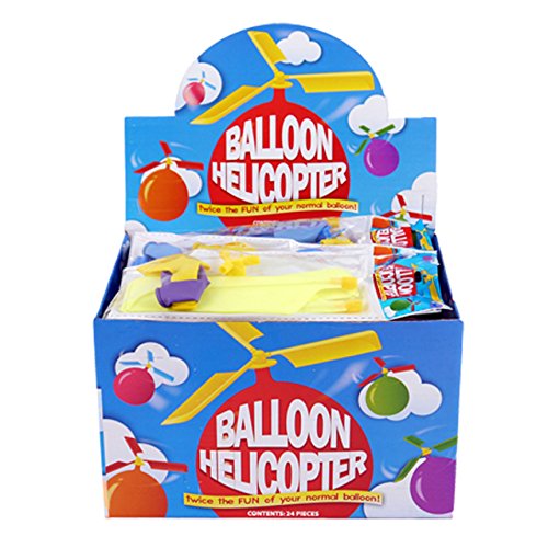 3x Ballon Helikopter Hubschrauber Luftballon Propeller Mitgebsel Kindergeburtstag