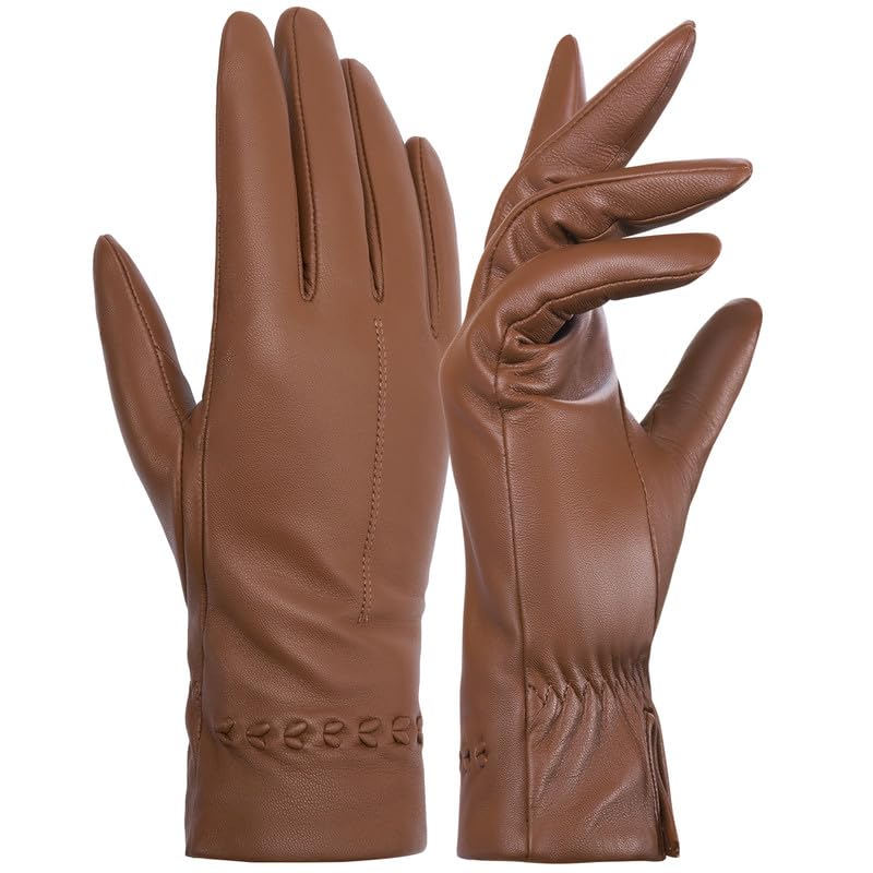 BISON DENIM Women's Sheepskin Gloves
