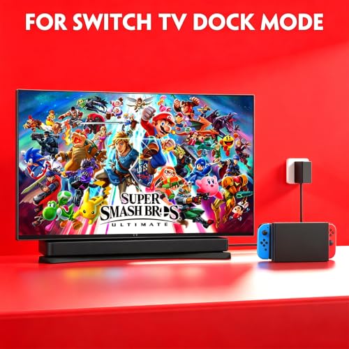 Image of Switch Charger for Nintendo, AC Power Supply Adapter for Nintendo Switch