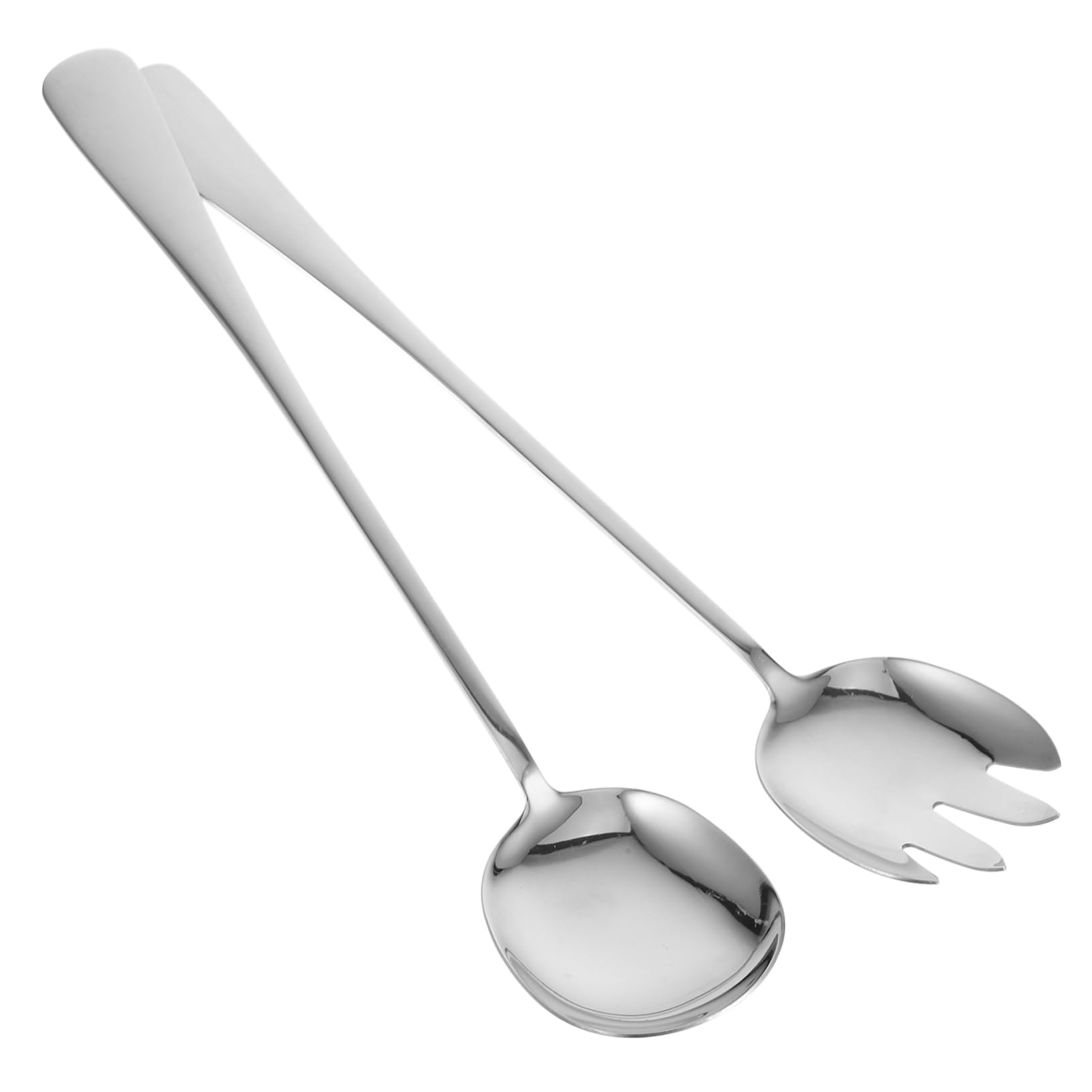 Multi-functional Salad Serving Set Large Stainless Steel Utensils for Buffet Restaurant Daily Use