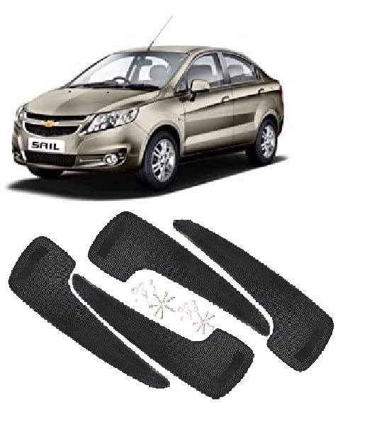 GS Grow n Shine Car Mud Flaps Mud Guard (Set of 4 Pcs) for Chevrolet SAIL (Type-II)