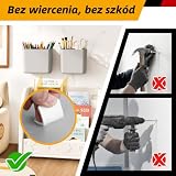 Tasma Dwustronna | 40 sztuk Bardzo Mocna Taśma Dwustronna | Wodoodporne Samoprzylepne Podkładki Piankowe | dwustronna taśma Bez Wiercenia do Domu, Biura, Szkoły, DIY–Prostokątne/Okrągłe, Biały