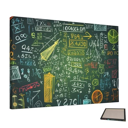 Toile murale mathématiques pour personnaliser un salon ou une chambre
