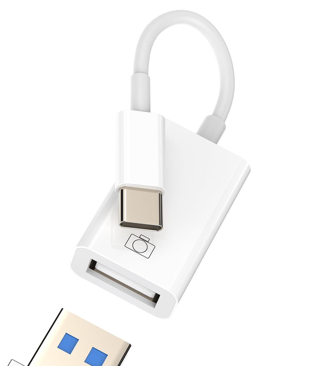 Adattatore da USB C a OTG 3.0 per Apple iPhone 15 a cavo Stick presa Type-c maschio USB-A femmina connettore per iPad Thunderbolt MacBook accessori fotocamera Pc Plug accessori compatibile per Samsung