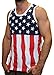 Licensed Mart Men's American Flag Stripes and Stars Tank Top Shirt TAF05 L