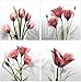 Produktbild PANACARE 5D Diamant Painting Kit, 4 Stück Rote Blumen Diamond Painting Bilder, DIY Diamant Malerei Kinder Erwachsene Diamant Painting Bilder für Wanddekoration zu Hause (30×30cm)