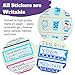 Health and Fitness Planner Stickers Set - Large Value Pack 20 Sticker Sheets - Health, Exercise, Weight Tracking and Meal Planning - Custom Design Accessories and Supplies for Bullet Dotted Journals