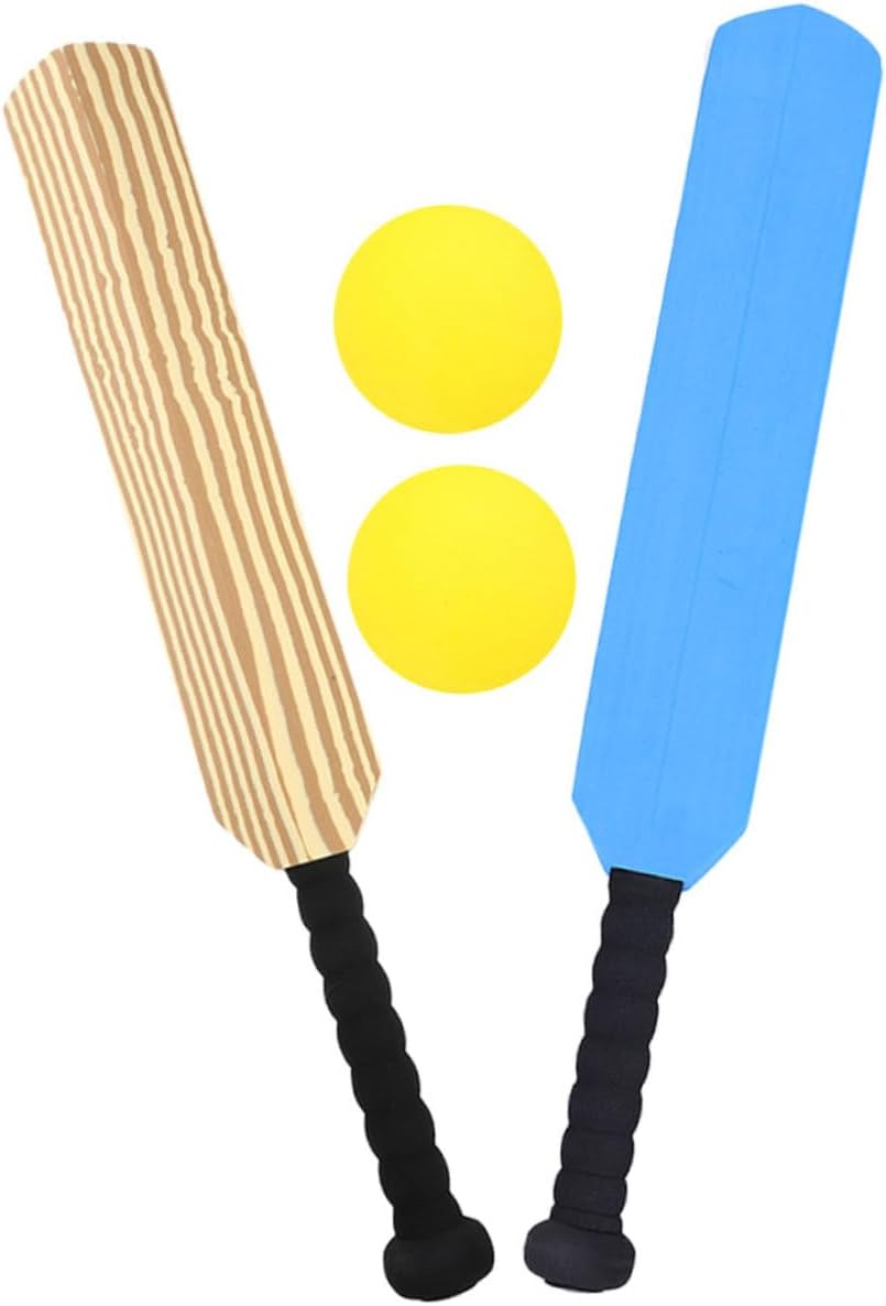 1Set Outdoor Set Vintage Bat Portable Plastic Bat for All Ages Safe Simple Design for Backyard and Enhances Hand Eye Coordination and Fitness