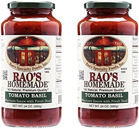 Raos Specialty Food Rao's Tomato Basil Sauce, 24 oz (Pack of 2)