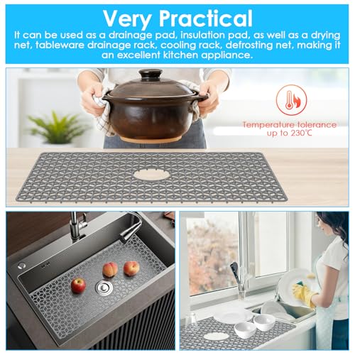 Protector de Silicona para Fregadero de Cocina 78.7 x 45 cm miniatura 7