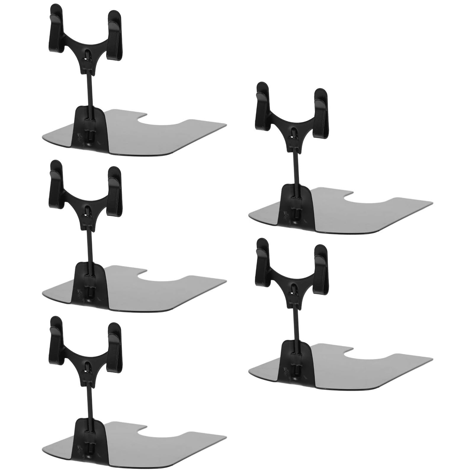 STOBAZA 5pcs Display Stand with Non Slip Base Tag Holders for Retail Shaped Card Holders for Easy Display Name Cards