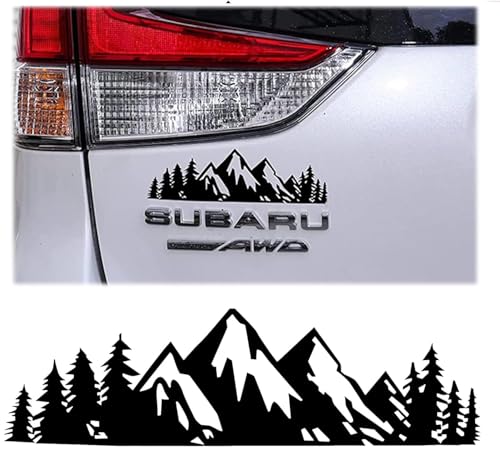 Pegatinas de Montaña para Coche,Set de 10 Vinilos Decorativos con Diseño de Naturaleza,Impermeables y Duraderas,Fácil Aplicación,Tamaño Universal,Ideal como Regalo para Amantes de la del Automóvil