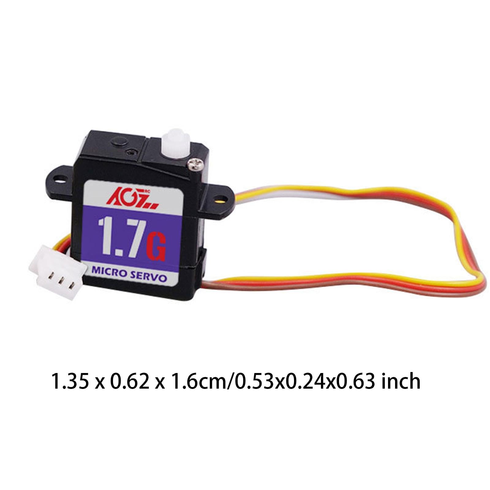 Gralara RC Car Lenkgetriebe Servo 1,7G Niederspannung Ersatzteile Digitales Servo